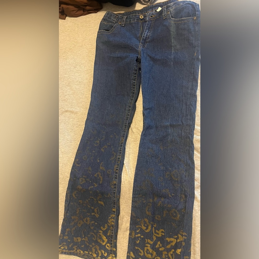 Cheta print jeans
